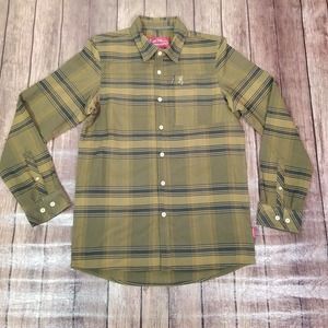 John M. Browning Mens Shirt Black Olive S Heritage Collection Beacon Button Down